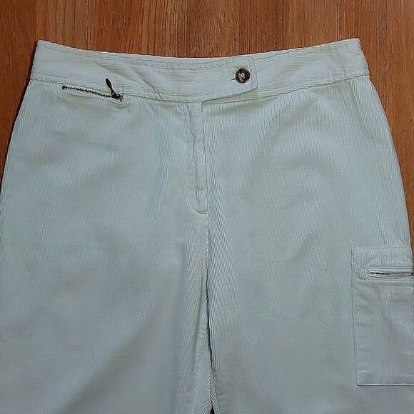 St John's Bay Winter White Corduroy Pants - Picture 3 of 10